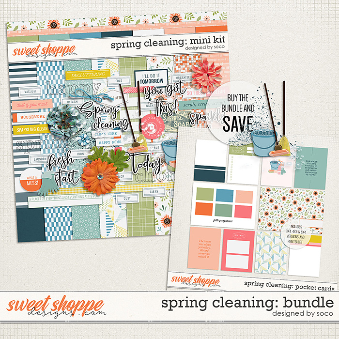 Spring Cleaning: Bundle | Designed by Soco
