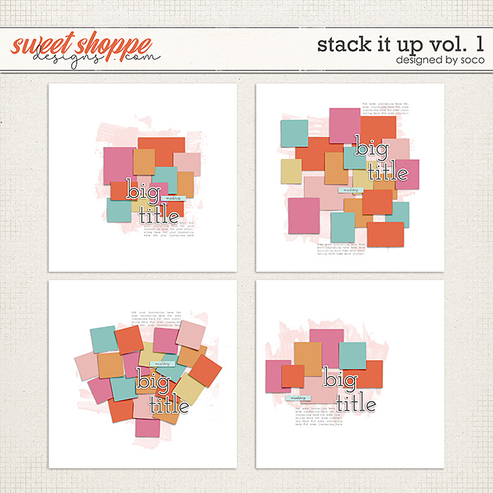 Stack It Up Vol. 1 | Designed by Soco