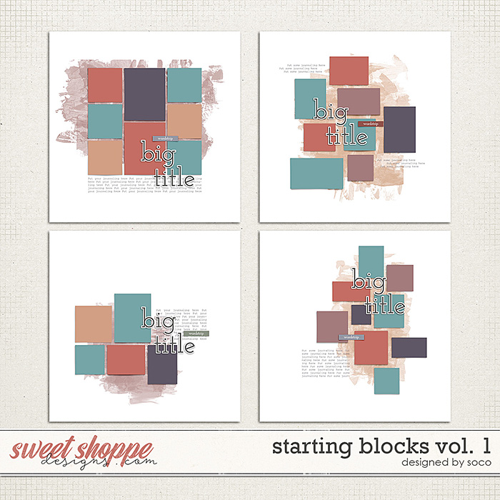 Starting Blocks Vol. 1 | Designed by Soco