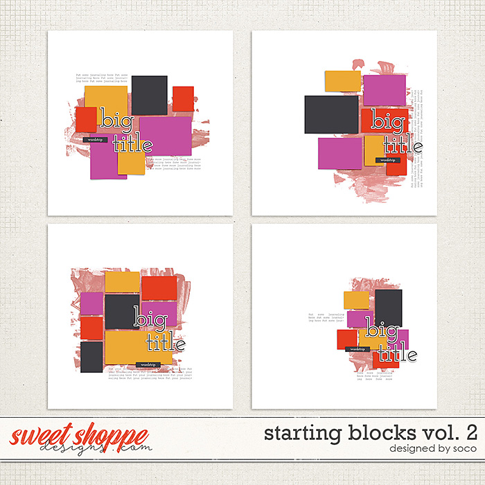 Starting Blocks Vol. 2 | Designed by Soco