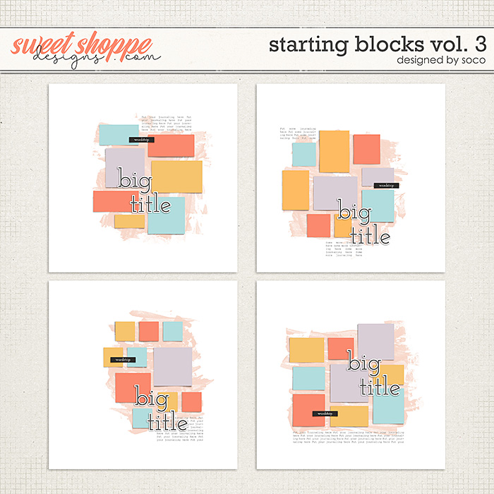 Starting Blocks Vol. 3 | Designed by Soco