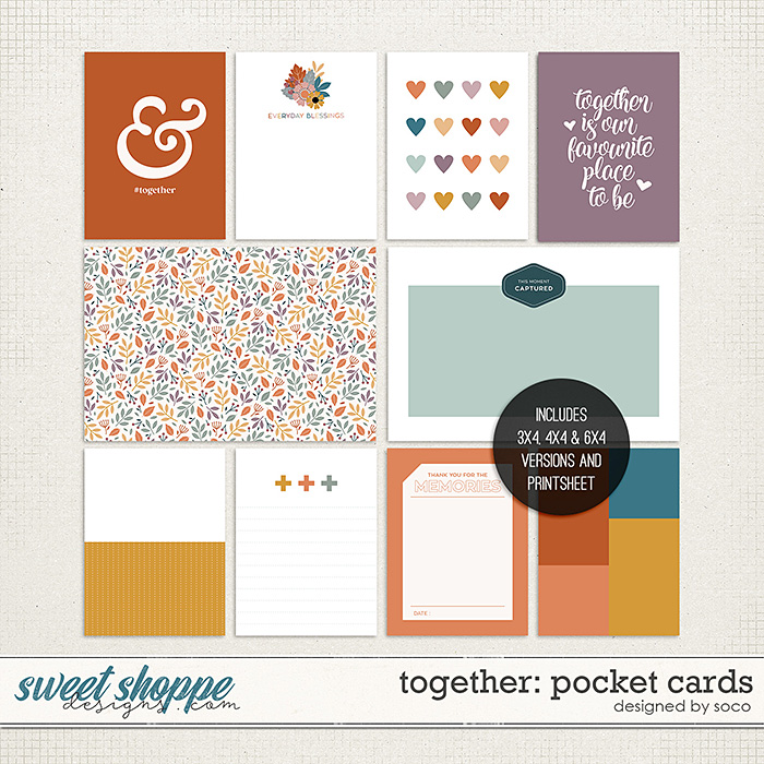 Together: Pocket Cards | Designed by Soco