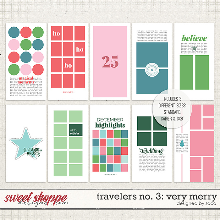 Traveler's No. 3: Very Merry | Designed by Soco