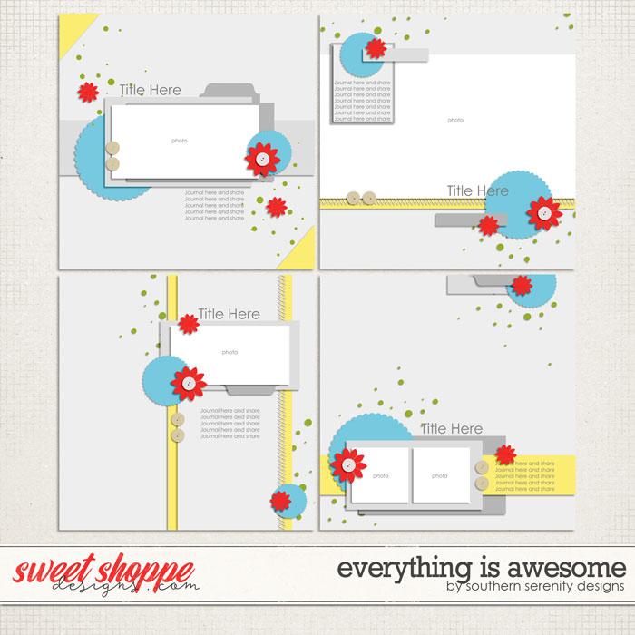 Everything is Awesome Layered Templates by Southern Serenity Designs