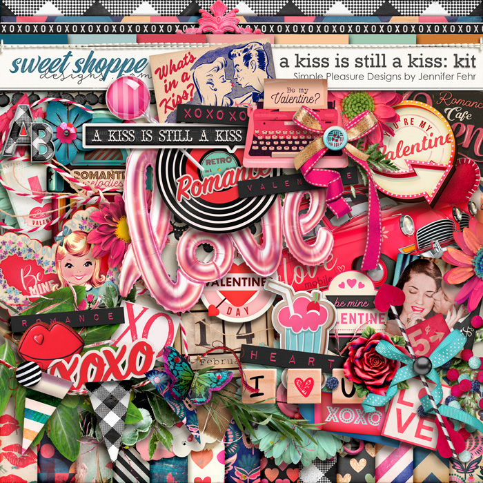 a kiss is still a kiss kit: simple pleasure designs by jennifer fehr