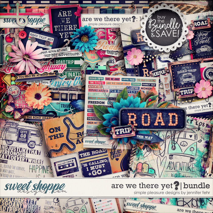 are we there yet bundle: simple pleasure designs by jennifer fehr 