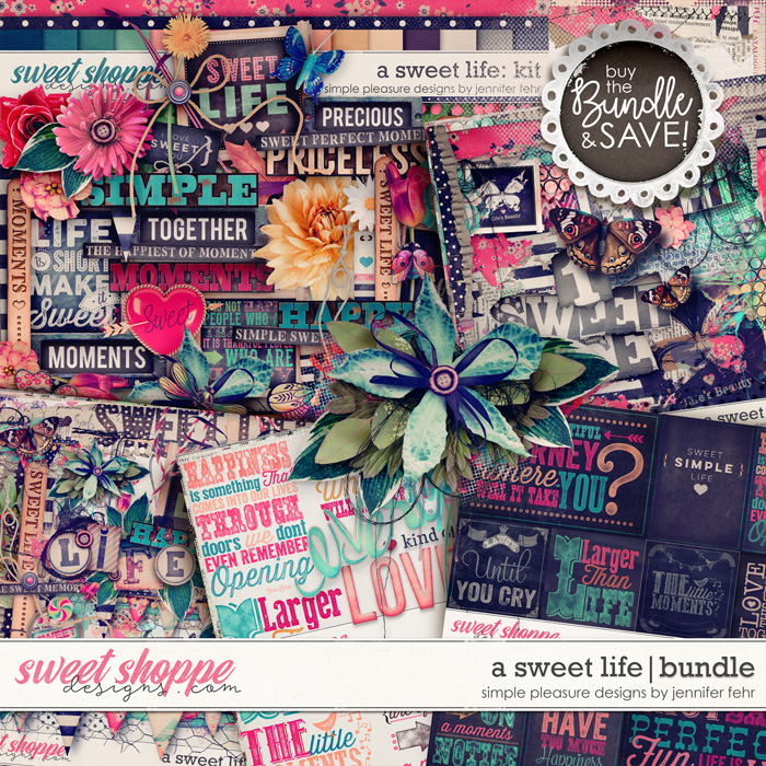 a sweet life bundle: simple pleasure designs by jennifer fehr 