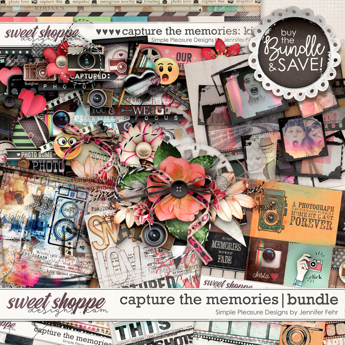 capture the memories bundle: simple pleasure designs by jennifer fehr 