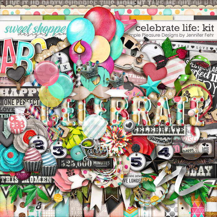 celebrate life kit: simple pleasure designs by jennifer fehr