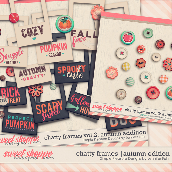 chatty frames | autumn edition: Simple Pleasure Designs by Jennifer Fehr