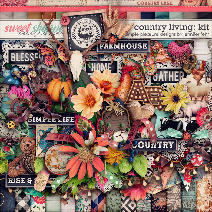 country living kit: simple pleasure designs by jennifer fehr