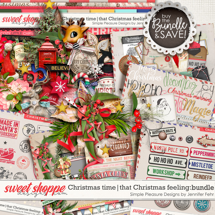 Christmas time | that Christmas feeling mega bundle: simple pleasure designs by jennifer fehr