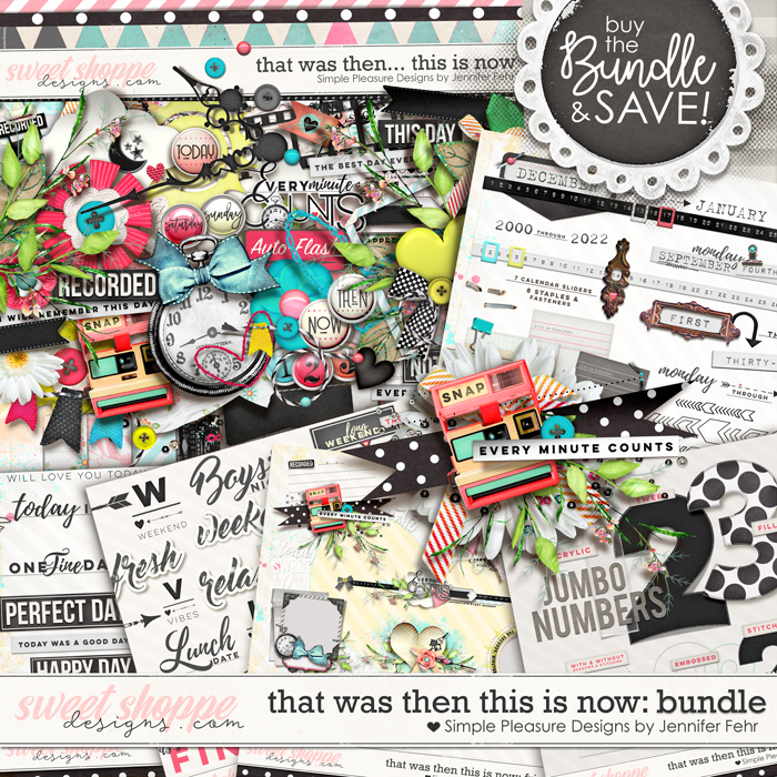 that was then this is now bundle: Simple Pleasure Designs by Jennifer Fehr