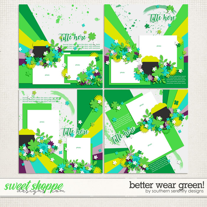 Better Wear Green! Layered Templates by Southern Serenity Designs