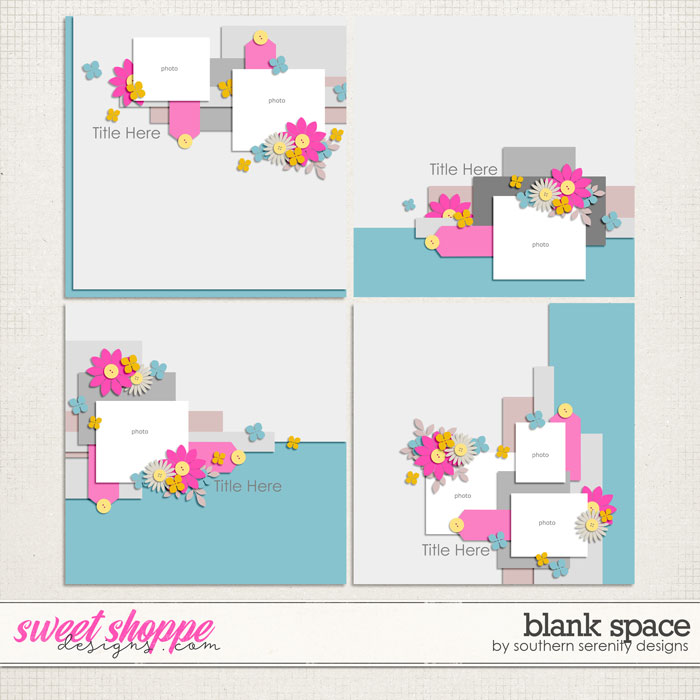 Blank Space Layered Templates by Southern Serenity Designs
