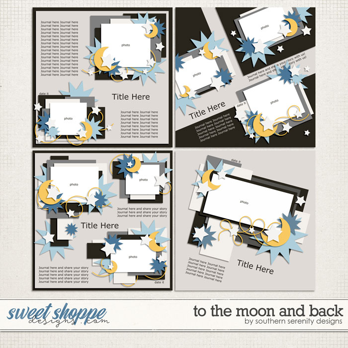 To the Moon and Back Layered Templates by Southern Serenity Designs