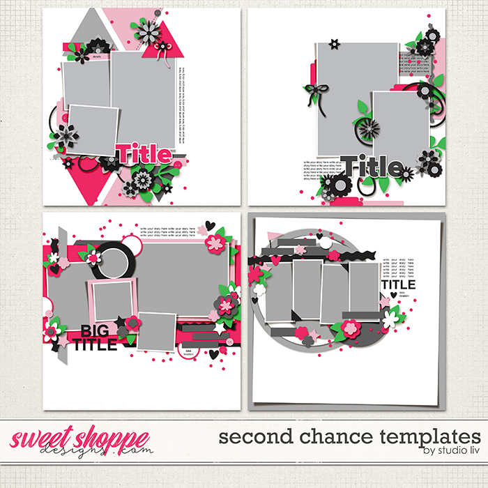 Second Chance Templates by Studio Liv