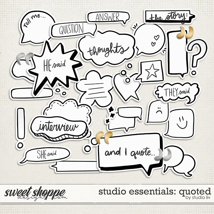 Studio Essentials: Quoted by Studio Liv