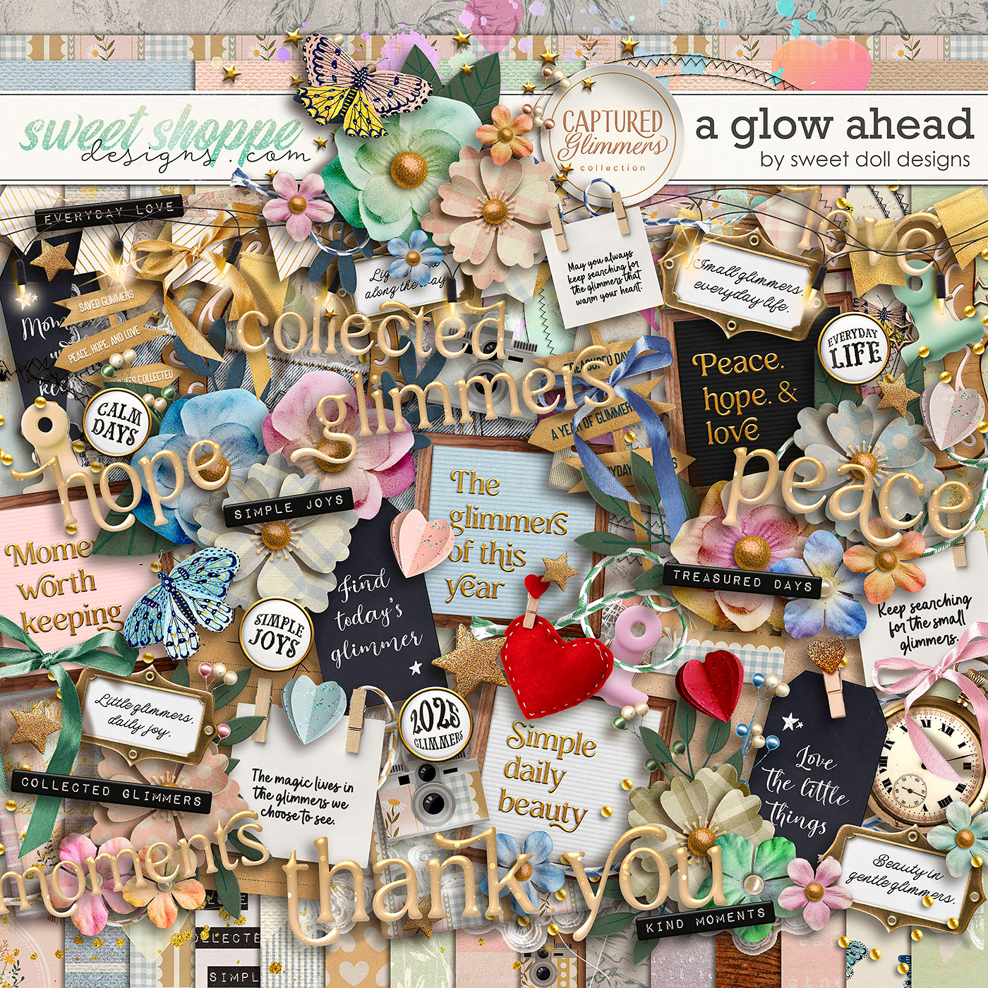 Captured Glimmers: A Glow Ahead Kit by Sweet Doll designs