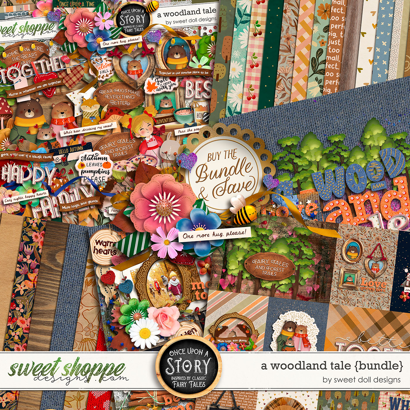 Once Upon a Story: A Woodland Tales {bundle} by Sweet Doll designs