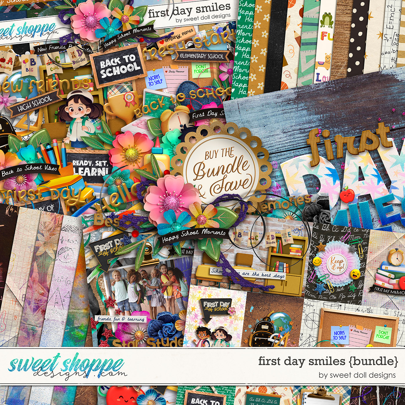 First Day Smiles {bundle} by Sweet Doll designs