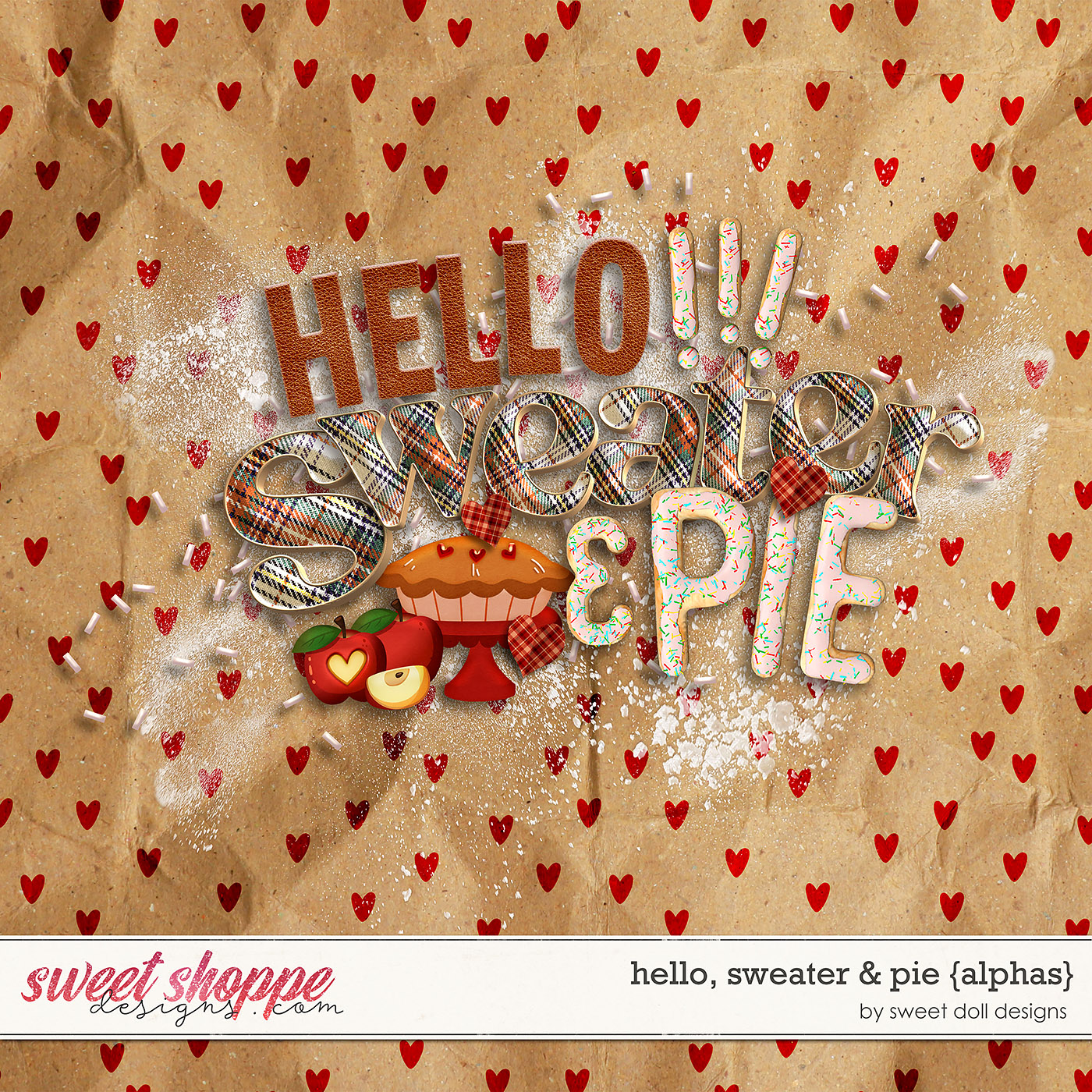 Hello, Sweater & Pie {alphas} by Sweet Doll designs
