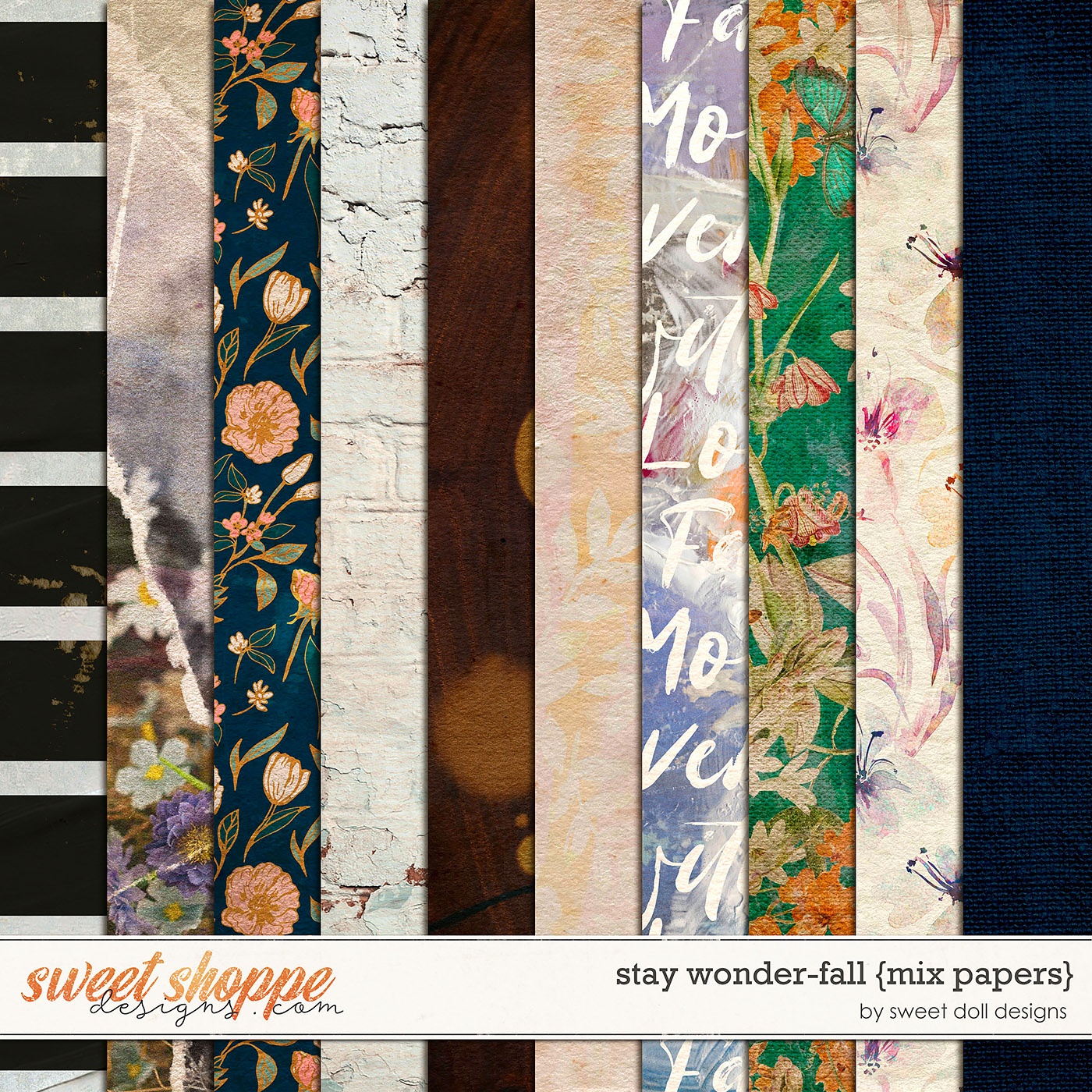 Stay Wonder-Fall {mix papers} by Sweet Doll designs