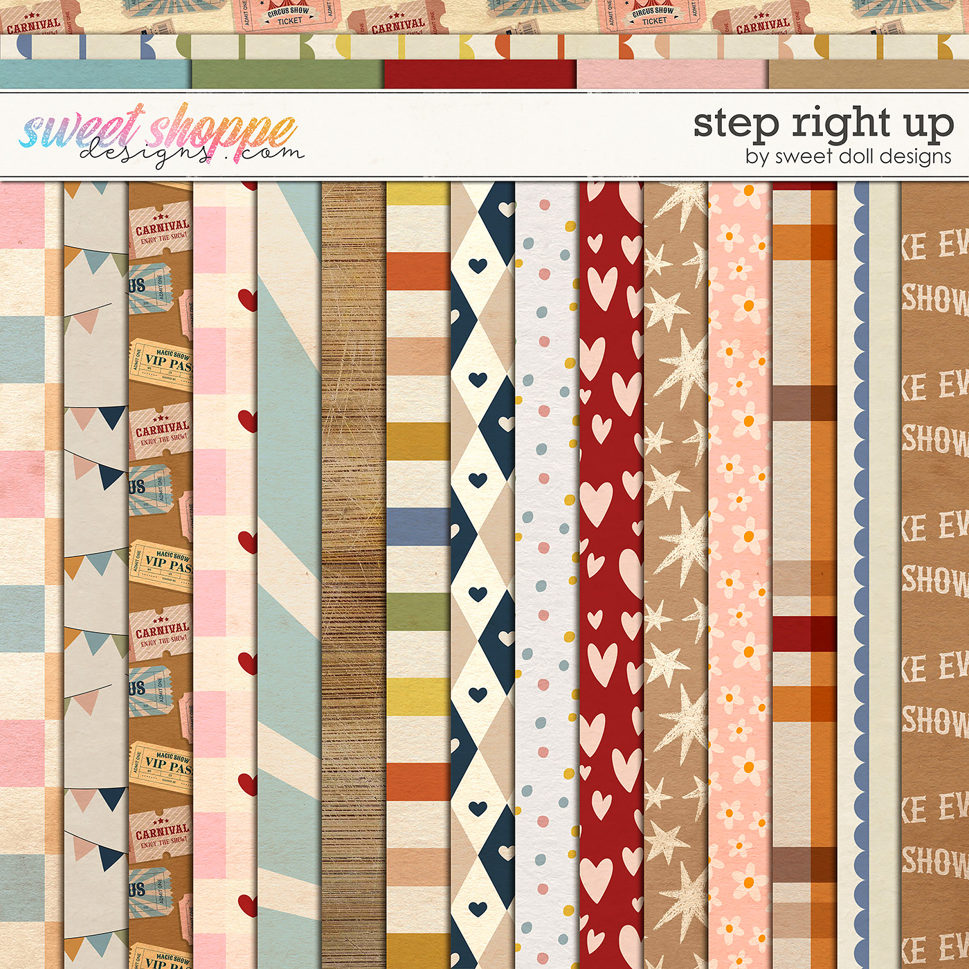 Step Right Up Papers by Sweet Doll designs