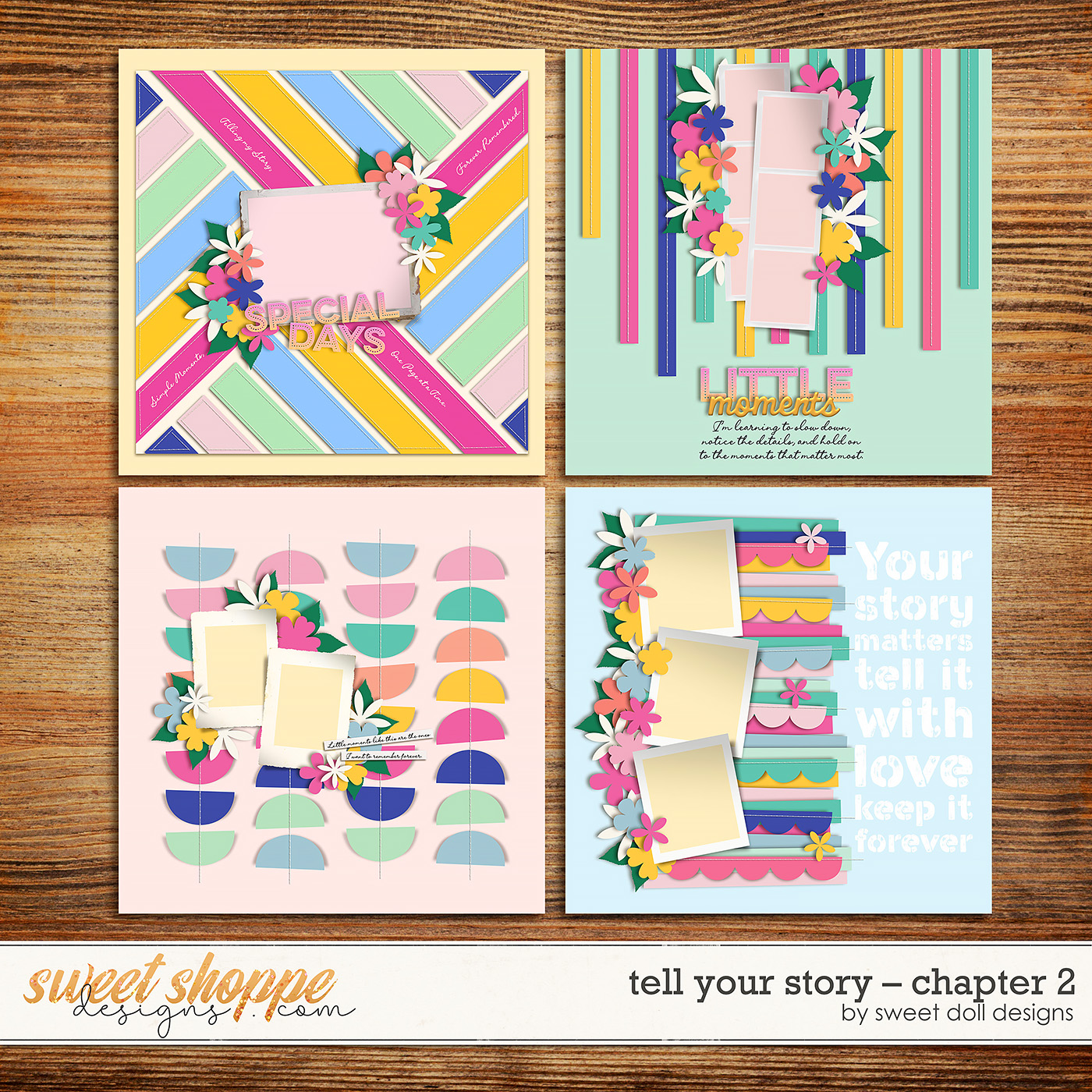 Tell Your Story – Chapter 2 {templates} by Sweet Doll designs