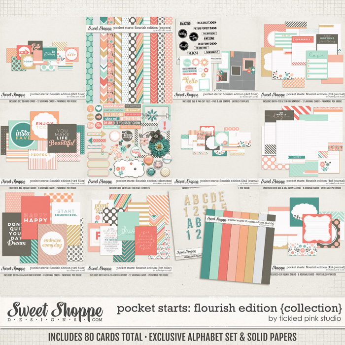 Pocket Starts: Flourish Edition Collection by Tickled Pink Studio