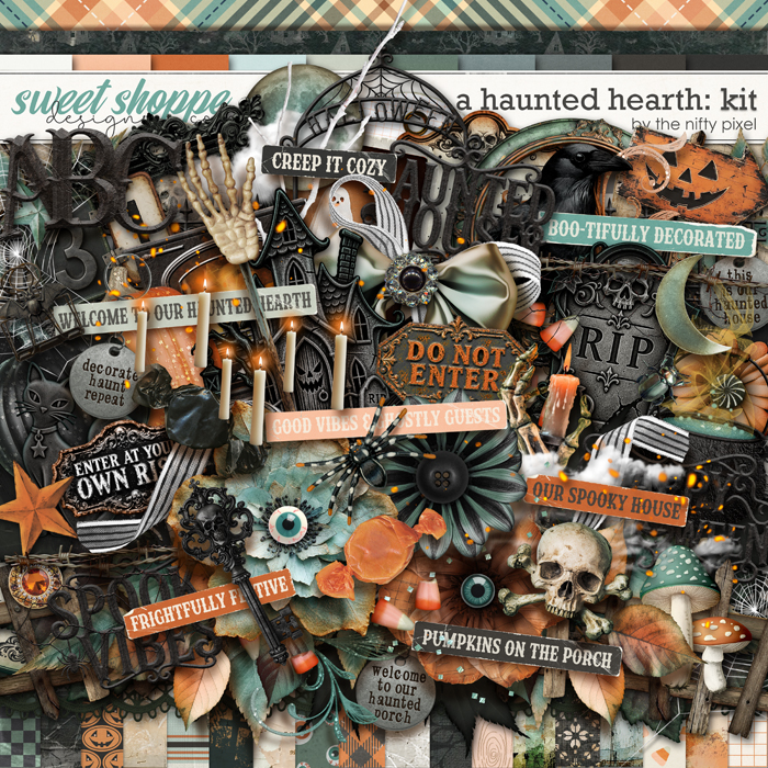 A HAUNTED HEARTH | KIT by The Nifty Pixel