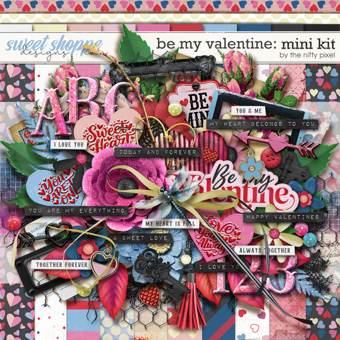 BE MY VALENTINE | MINI KIT by The Nifty Pixel