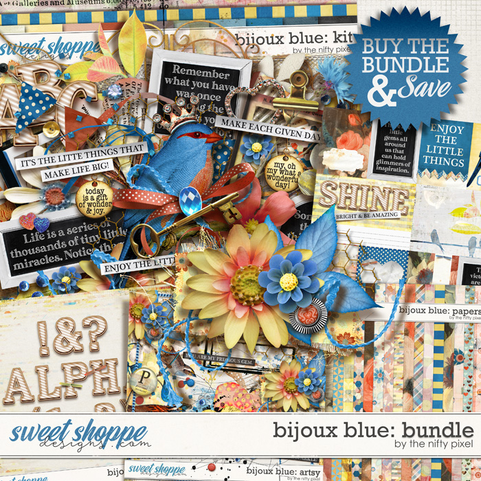 BIJOUX BLUE | BUNDLE by The Nifty Pixel