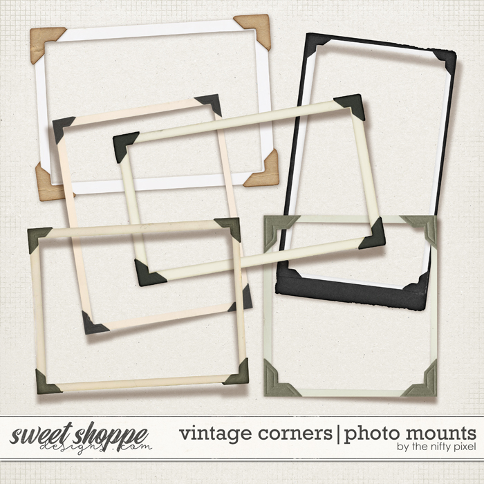VINTAGE CORNER PHOTO MOUNTS | by The Nifty Pixel VINTAGE CORNER PHOTO MOUNTS | by The Nifty Pixel