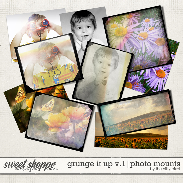 GRUNGE IT UP V.1 | PHOTO MASKS by The Nifty Pixel