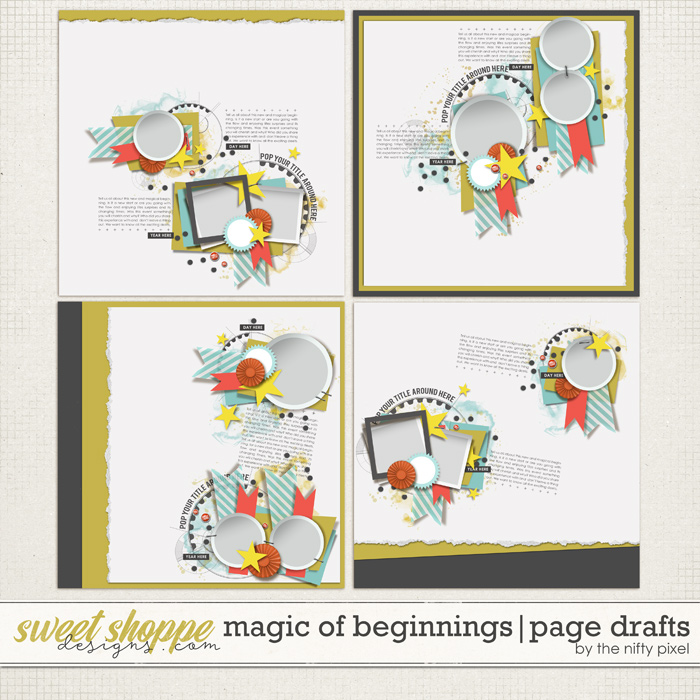 MAGIC OF BEGINNINGS V.1 | PAGE DRAFTS by The Nifty Pixel