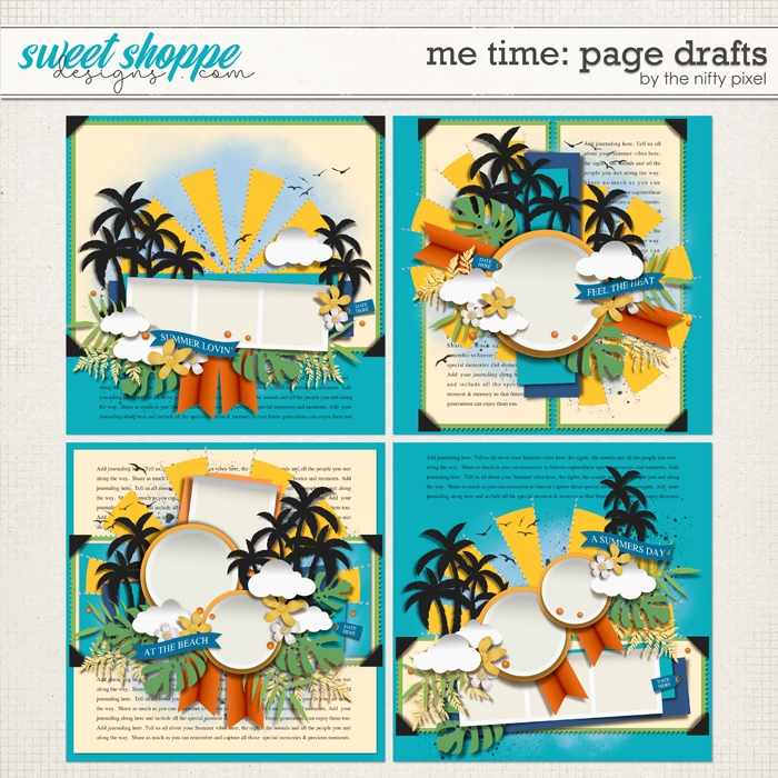 ME TIME | PAGE DRAFTS by The Nifty Pixel