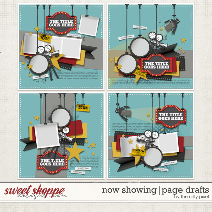 NOW SHOWING | PAGE DRAFTS by The Nifty Pixel