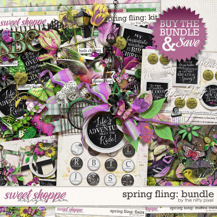 SPRING FLING | BUNDLE by The Nifty Pixel