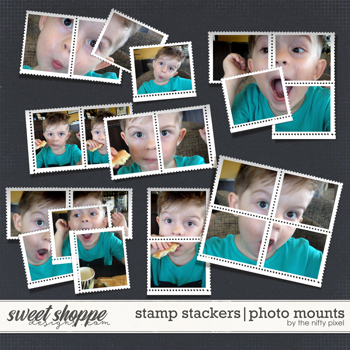 STAMP STACKERS | PHOTO MOUNTS by The Nifty Pixel