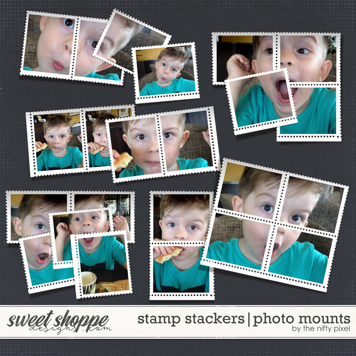 STAMP STACKERS | PHOTO MOUNTS by The Nifty Pixel STAMP STACKERS | PHOTO MOUNTS by The Nifty Pixel