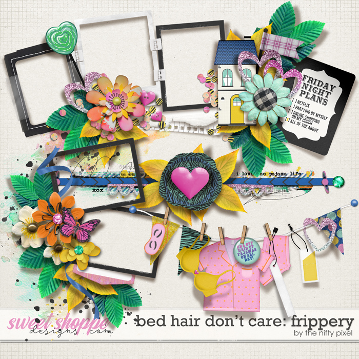 BED HAIR DON’T CARE | FRIPPERY by The Nifty Pixel