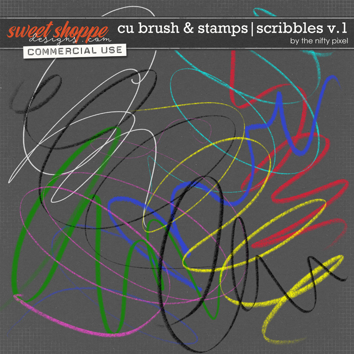CU BRUSH & STAMPS | SCRIBBLES V.1 by The Nifty Pixel CU BRUSH & STAMPS | SCRIBBLES V.1 by The Nifty Pixel