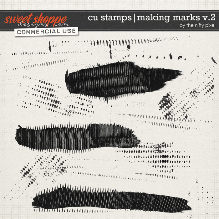CU BRUSH & STAMPS | MAKING MARKS V.2 by The Nifty Pixel
