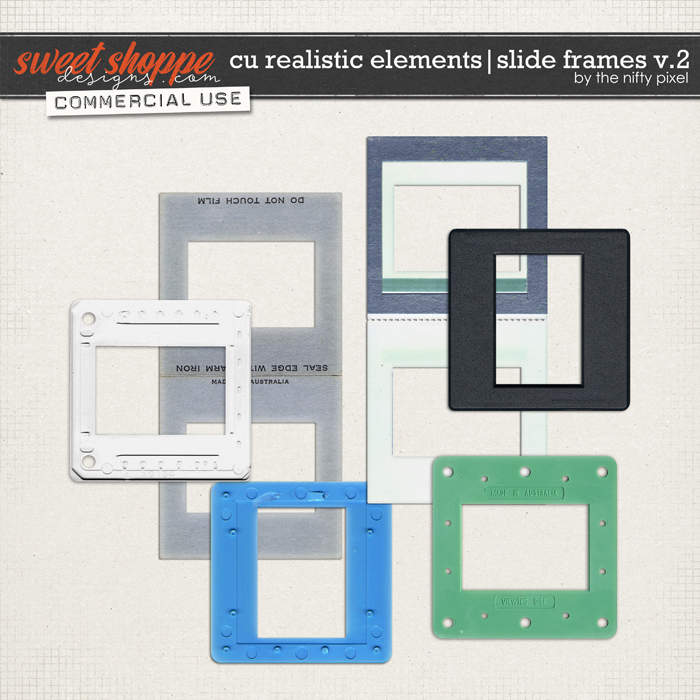 CU REALISTIC ELEMENTS | SLIDE FRAMES V.2 by The Nifty Pixel
