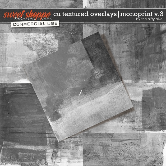 CU TEXTURED OVERLAYS | MONOPRINT V.3 by The Nifty Pixel