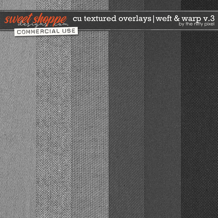 CU TEXTURED OVERLAYS | WEFT & WARP V.3 by The Nifty Pixel