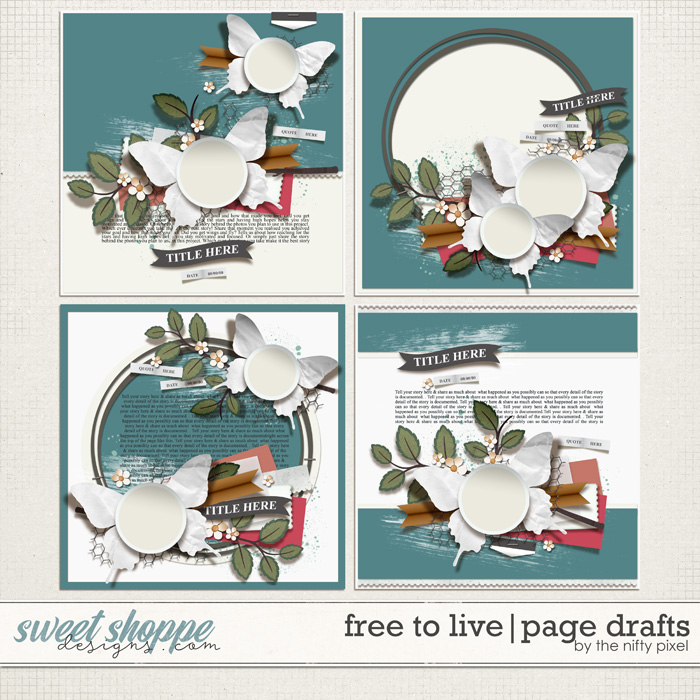FREE TO LIVE | PAGE DRAFTS by The Nifty Pixel