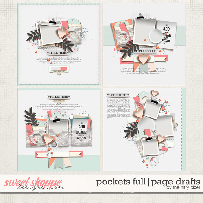 POCKETS FULL | PAGE DRAFTS by The Nifty Pixel