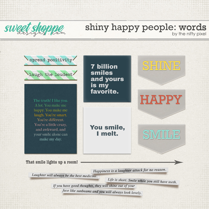 SHINY HAPPY PEOPLE | WORD ART by The Nifty Pixel SHINY HAPPY PEOPLE | WORD ART by The Nifty Pixel